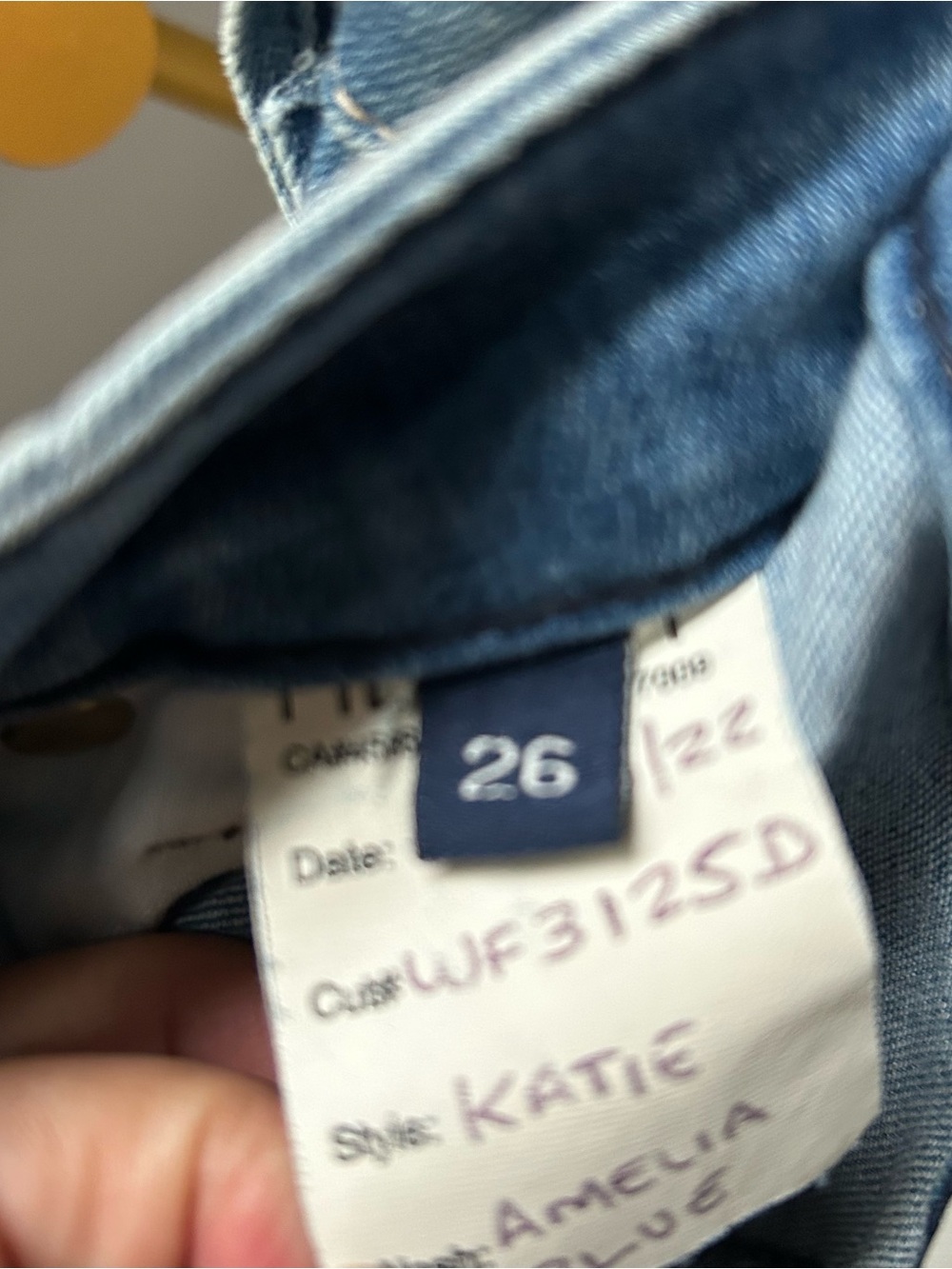 Fidelity Denim Katie Light and Medium Wash Two-Tone High Rise trouser Jeans 26 - Picture 2 of 8